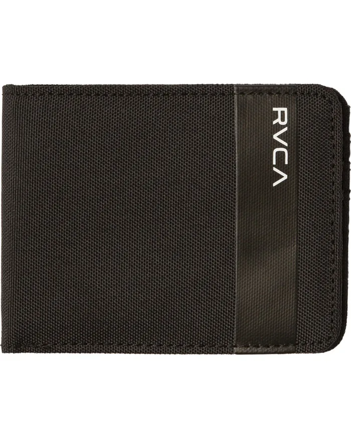 RVCA Mens Wallets Leeward Bifold Walet Black Blk Gift Ideas