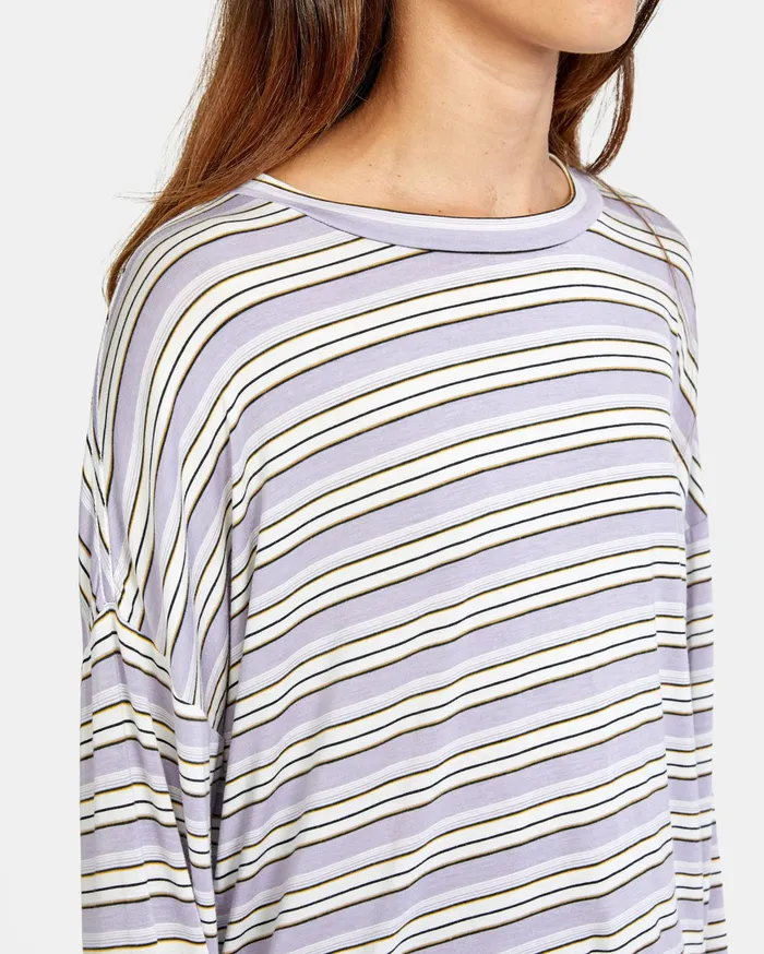 RVCA Tanks Tanks Countdown Long Sleeve Top Lavender Lav
