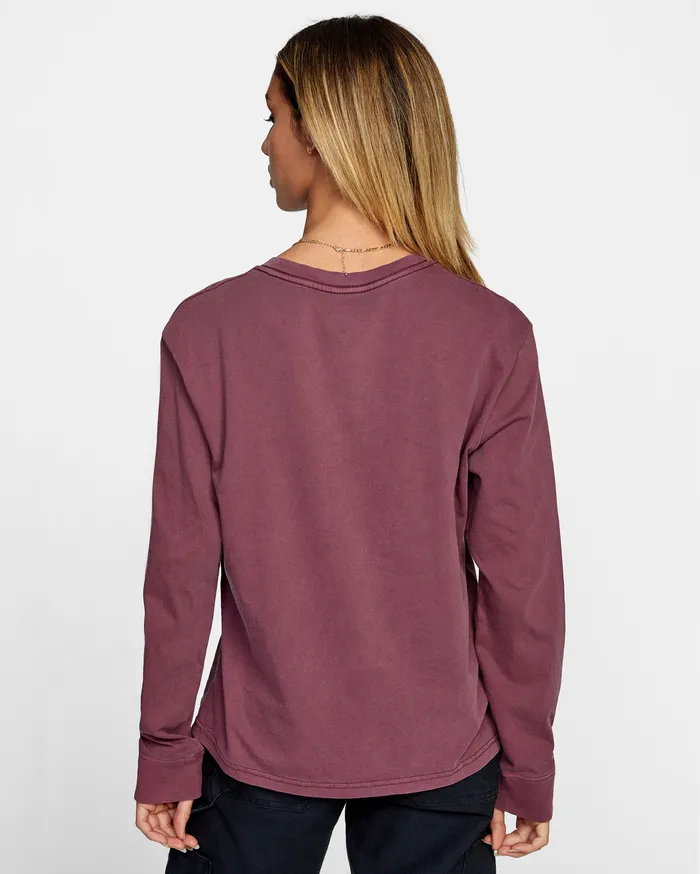 RVCA Tanks Tanks Stolen Long Sleeve Tee Port Pto