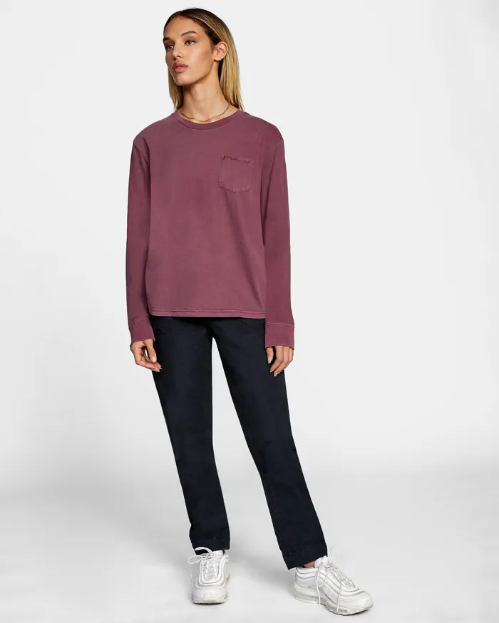 RVCA Tanks Tanks Stolen Long Sleeve Tee Port Pto