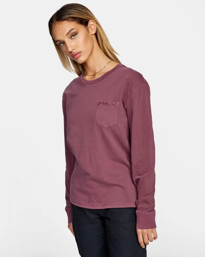 RVCA Tanks Tanks Stolen Long Sleeve Tee Port Pto
