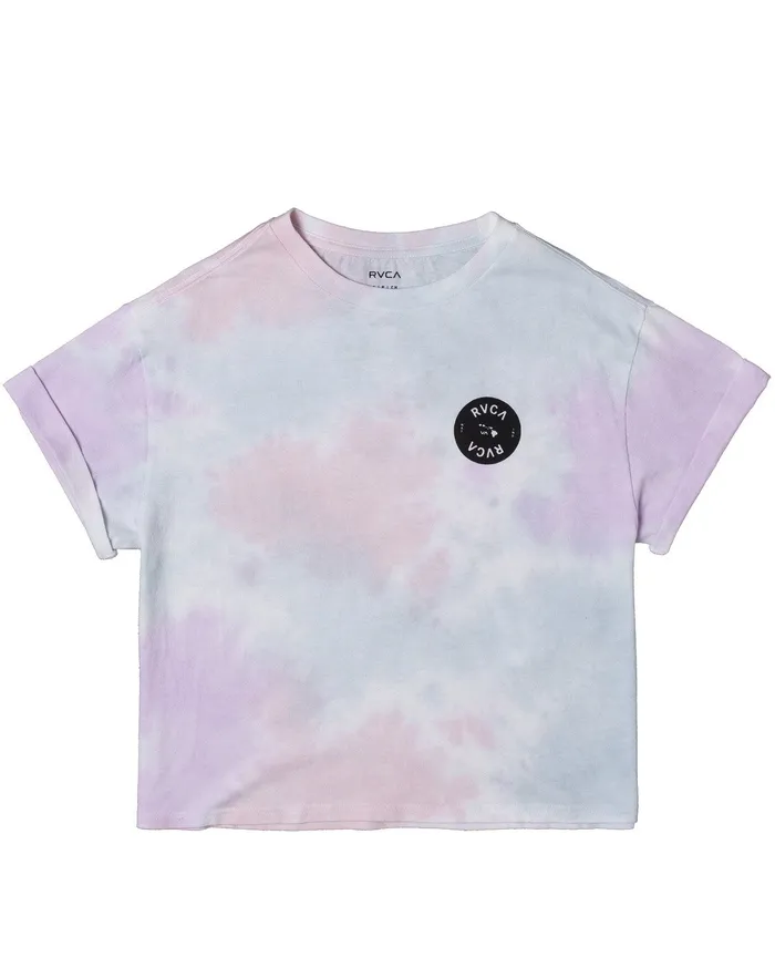 RVCA Womens Graphic Tees Aloha Balance Tee White Wht