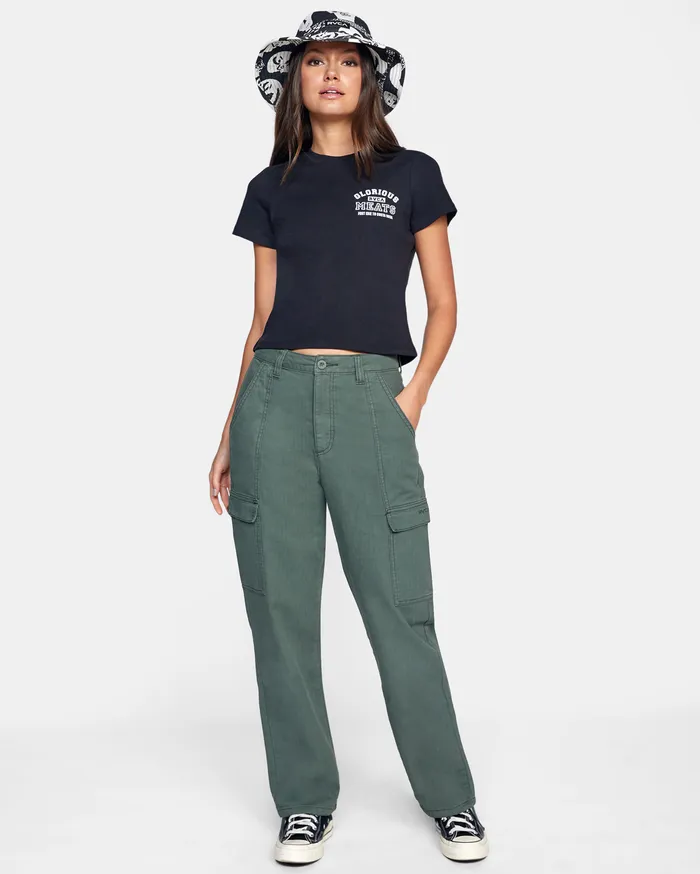 RVCA Womens Graphic Tees Matty Matheson Glorious Meats Tee Rvca Black Rvb