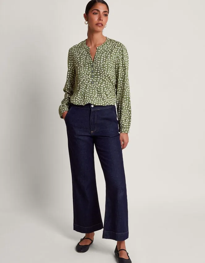 Sancha Floral Print Top Green Women Monsoon Casualwear