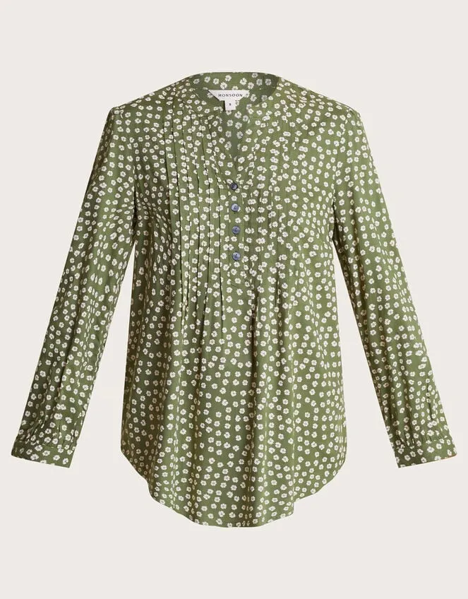 Sancha Floral Print Top Green Women Monsoon Casualwear