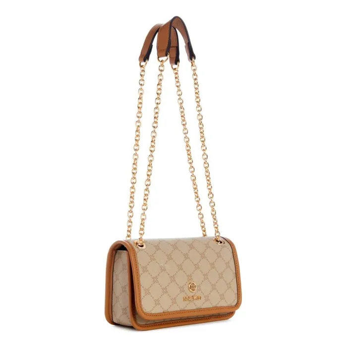 Saoirse Flap Crossbody Khaki Logocamel WomenMen Nine West New Handbags