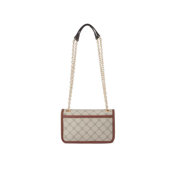 Saoirse Mini Cnvrtbl Xbdy Flap Beige Logomahogany WomenMen Nine West Crossbody Saoirse Mini Cnvrtbl Xbdy Flap Beige Logomahogany WomenMen Nine West Crossbody