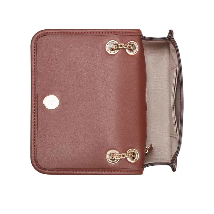Saoirse Mini Cnvrtbl Xbdy Flap Beige Logomahogany WomenMen Nine West Crossbody Saoirse Mini Cnvrtbl Xbdy Flap Beige Logomahogany WomenMen Nine West Crossbody