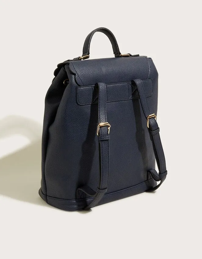 Scallop Backpack Blue Women Monsoon Bags and Purses