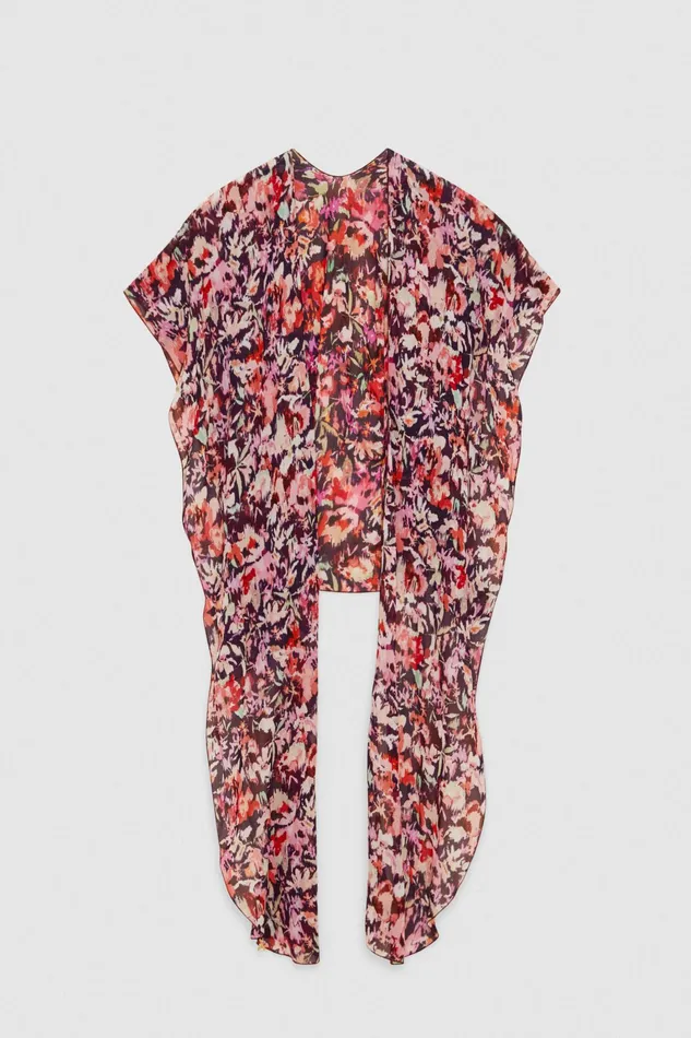 Scarves Women Patrizia Pepe Viscose Patterned Stole Martian Red Flower