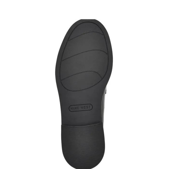 Seeme Penny Loafers Black Patent Women Nine West Flats and Loafers