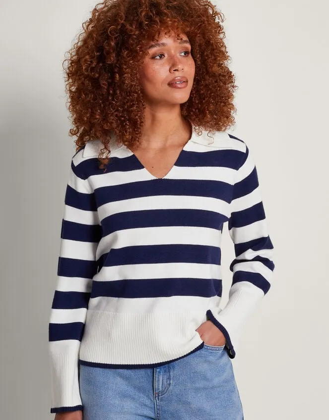 Shay Stripe Jumper Ivory Women Monsoon Tops and Blouses