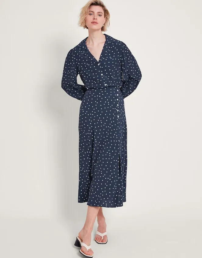 Shiloh Spot Print Shirt Blue Women Monsoon Tops and Blouses