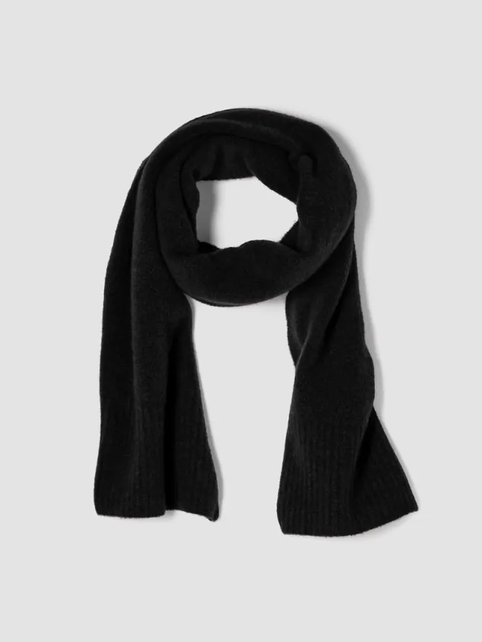 Shop Eileen Fisher Accessories Cashmere Silk Bliss Wrap Black