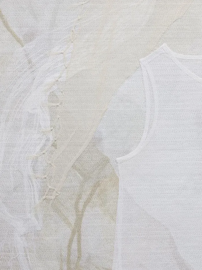 Shop Eileen Fisher Accessories Waste No More Felt Wallwork White
