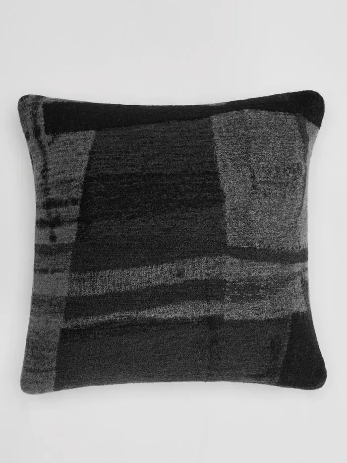 Shop Eileen Fisher Accessories Waste No More Felted Pillow 11034 By 11034 Charcoal