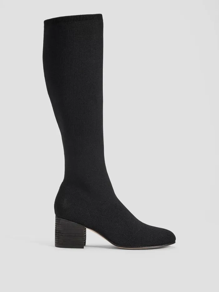 Shop Eileen Fisher Shoes Ophelia Recycled Stretch Knit Boot Black