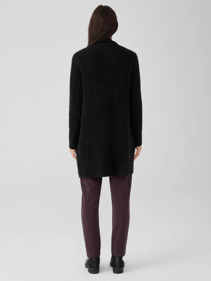 Shop Eileen Fisher Sweaters and Cardigans Cashmere Silk Bliss Long Cardigan Black