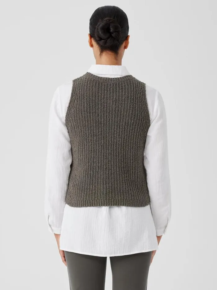 Shop Eileen Fisher Sweaters and Cardigans Cotton Fluff Crew Neck Top Grove