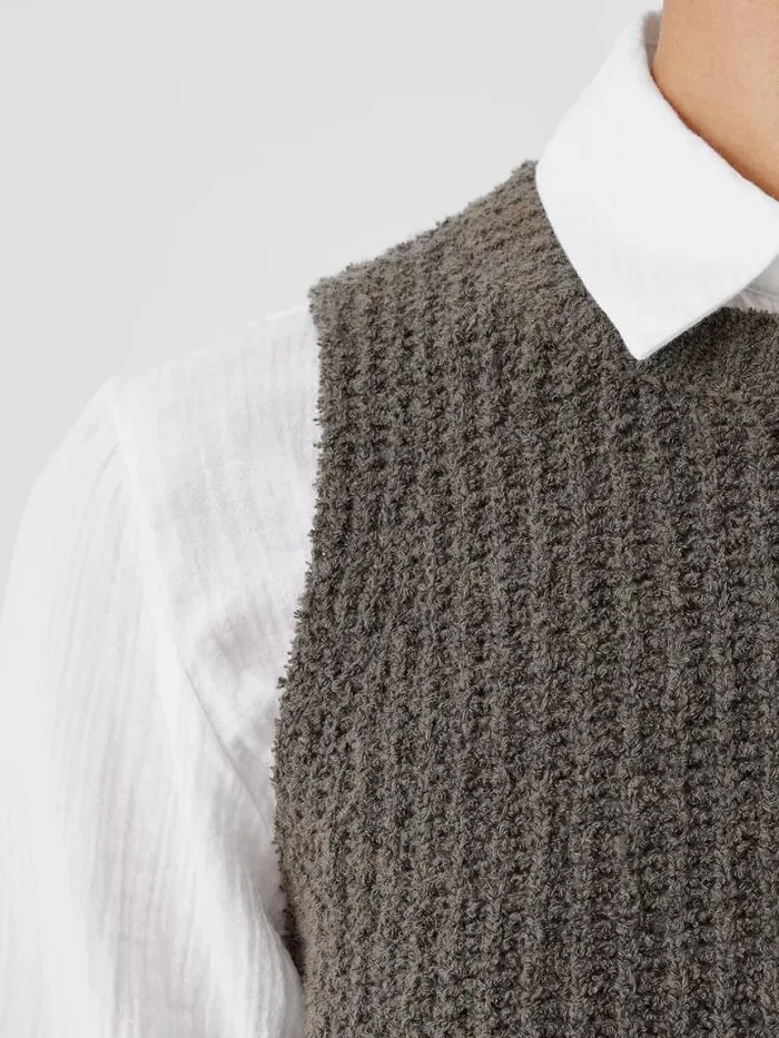 Shop Eileen Fisher Sweaters and Cardigans Cotton Fluff Crew Neck Top Grove