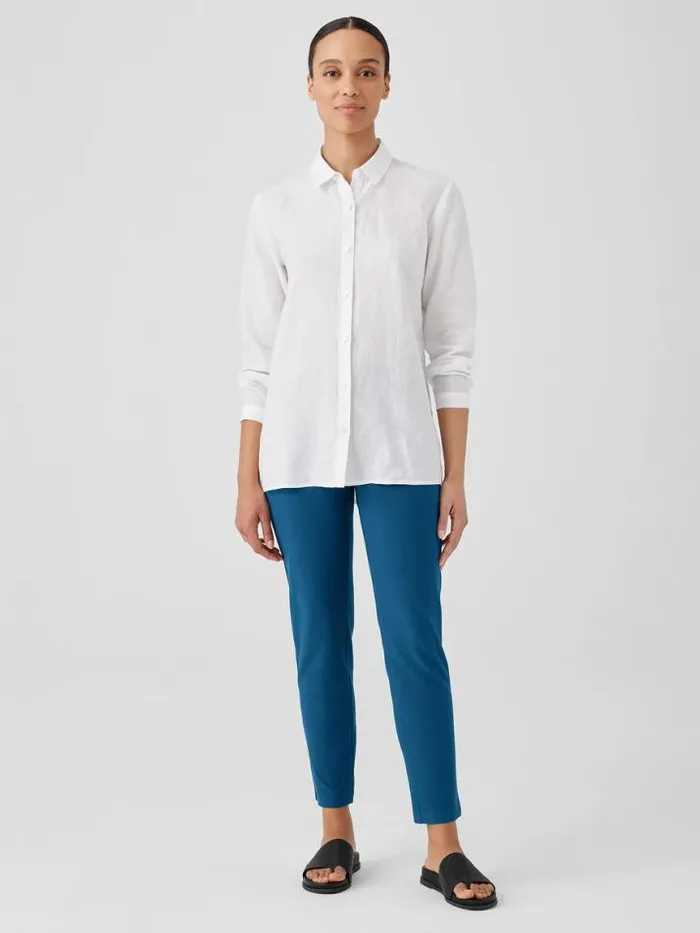 Shop Eileen Fisher Tanks and Camis Washable Stretch Crepe Pant Wheat