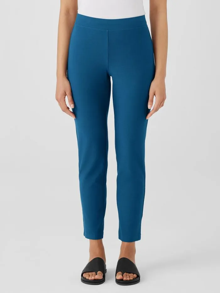 Shop Eileen Fisher Tanks and Camis Washable Stretch Crepe Pant Wheat