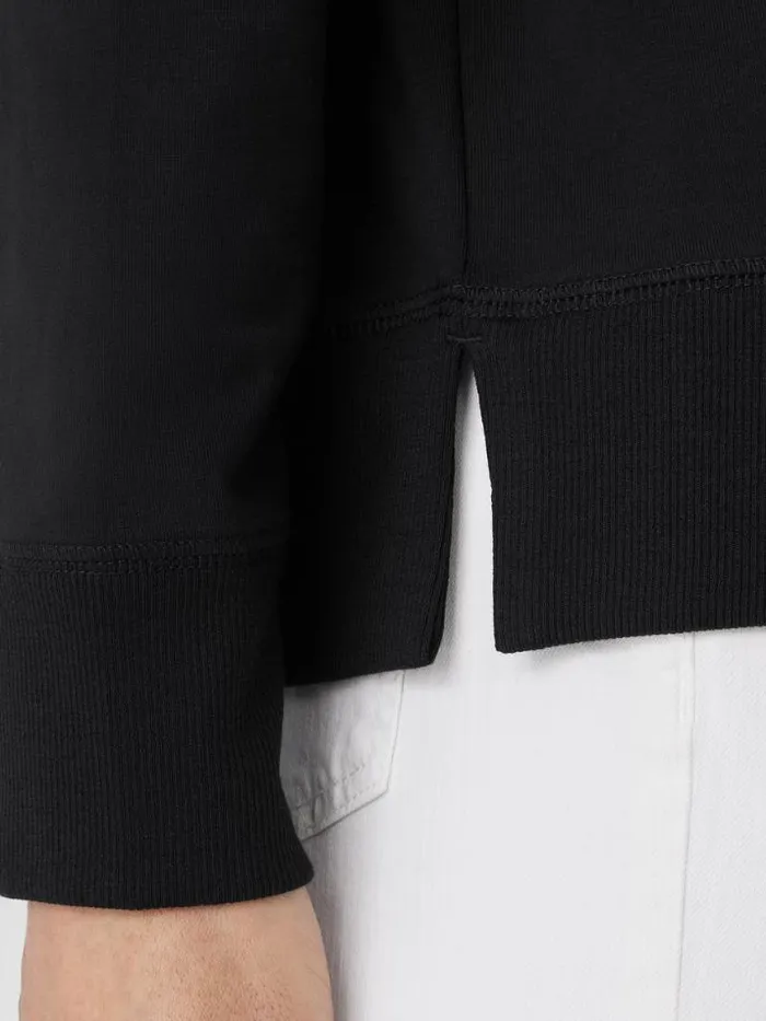 Shop Eileen Fisher Tops and Tees Pima Cotton Stretch Jersey Bateau Neck Top Black