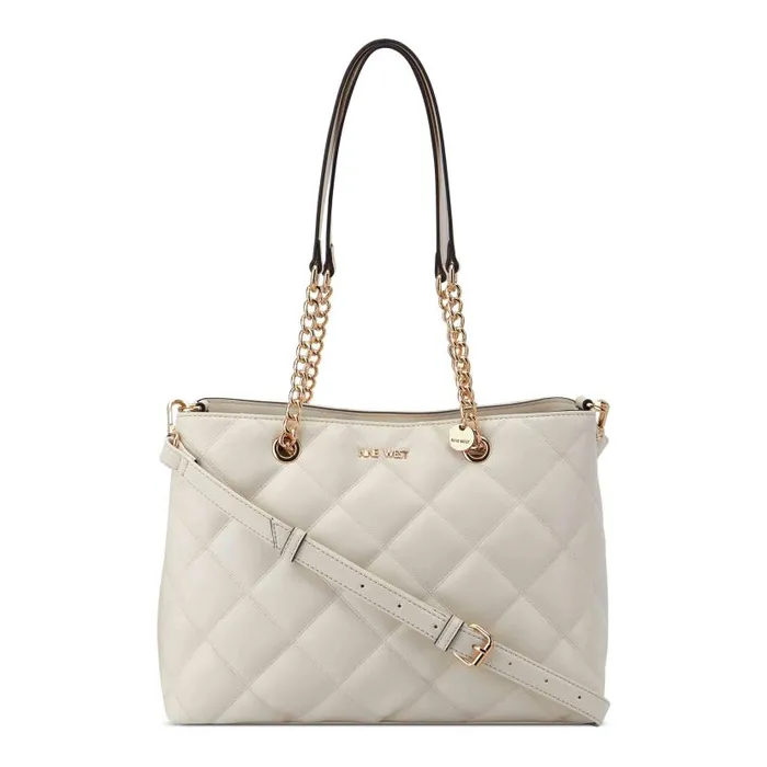 Sidonie Shopper Chic Cream WomenMen Nine West Totes and Backpacks