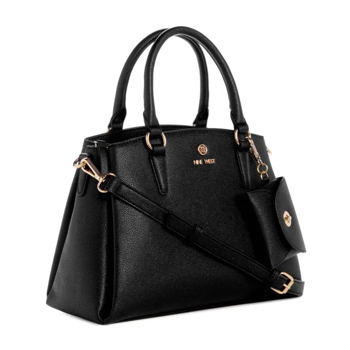 Siera Satchel Black WomenMen Nine West New Handbags