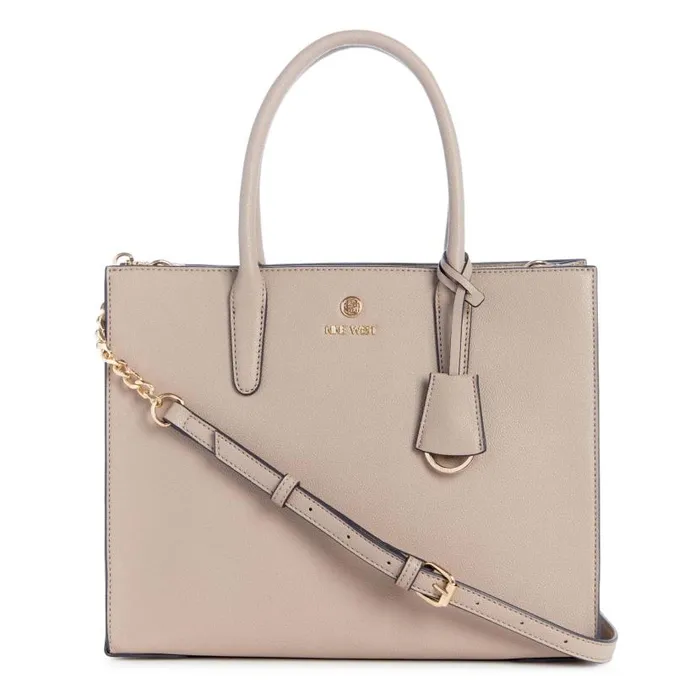 Siera Shopper Pumice WomenMen Nine West Satchels and Shoulder Bags