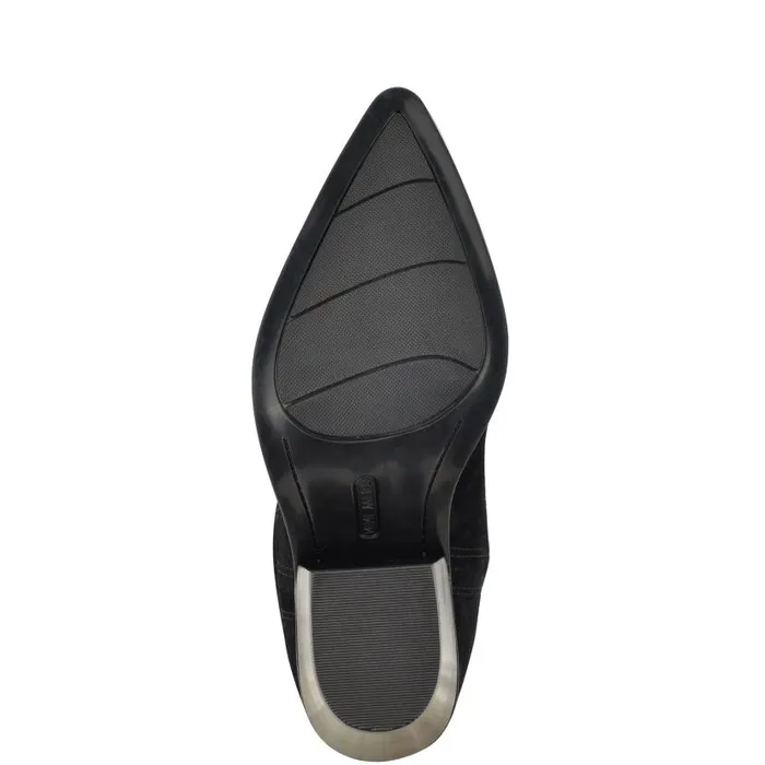 Smash Western Boots Black Suede Women Nine West Boots and Booties