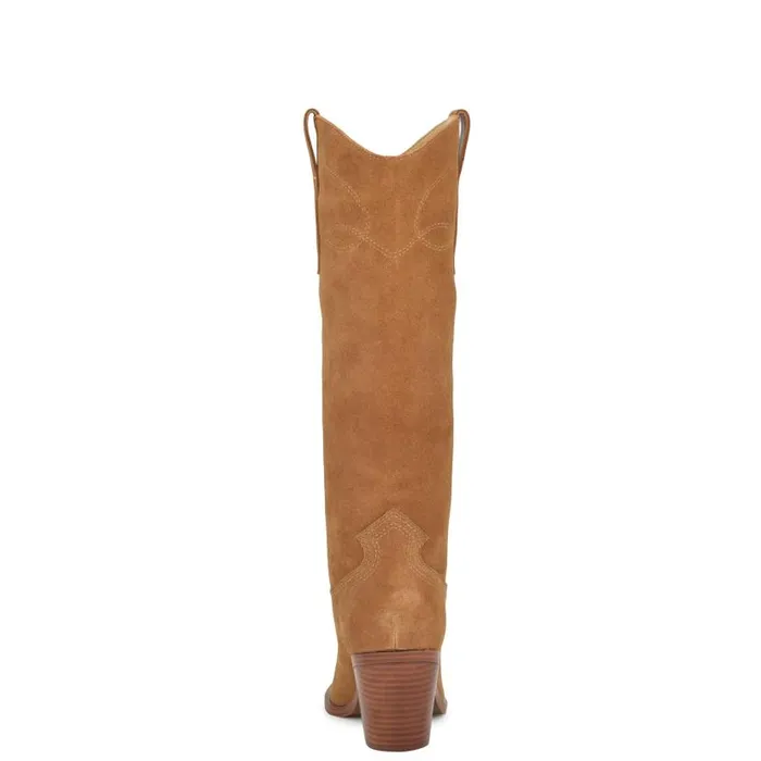 Smash Western Boots Brown Suede Women Nine West Boots and Booties