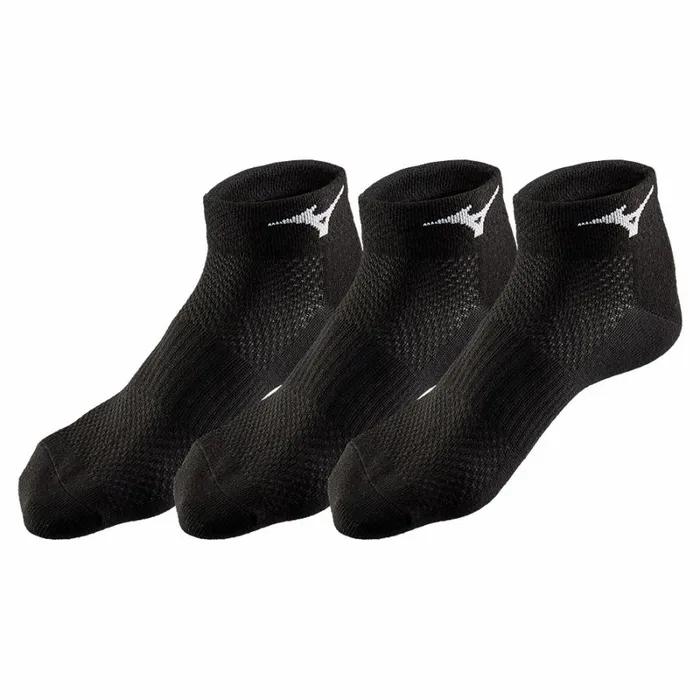 Socks MenWomen Mizuno Training Mid 3p Blackblackblack