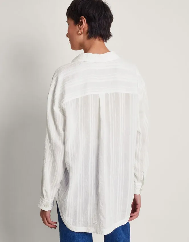 Sofia Textured Shirt White Women Monsoon Tops and Blouses