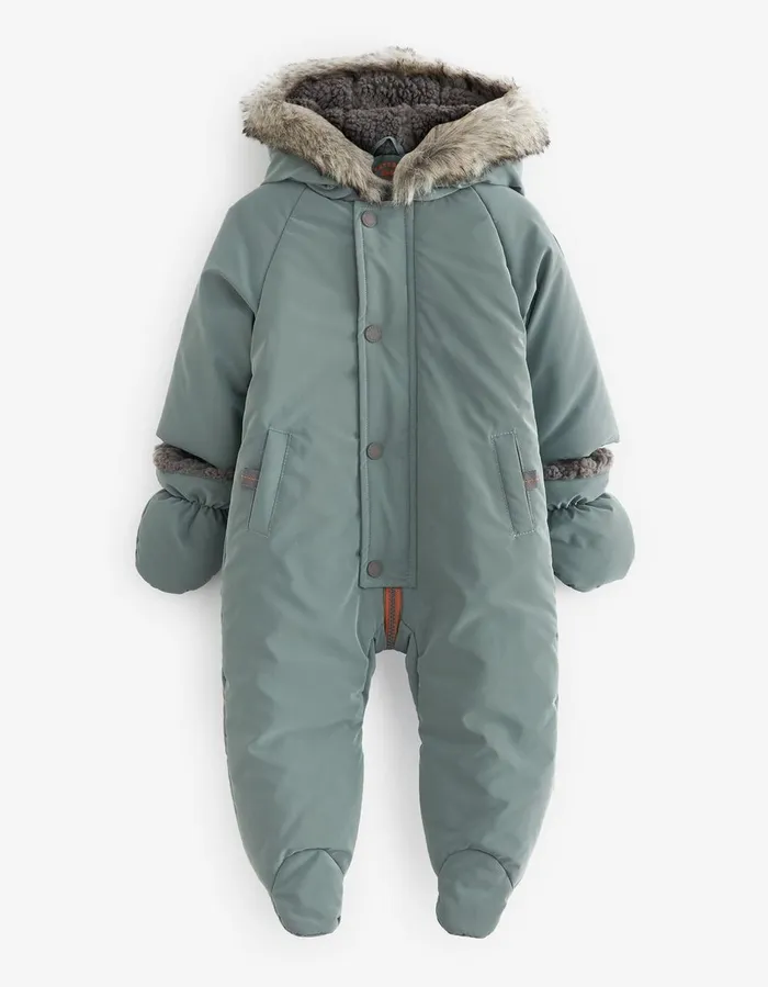 Solid Snowsuit Baby FatFace Puddlesuits Pramsuits and Snowsuits
