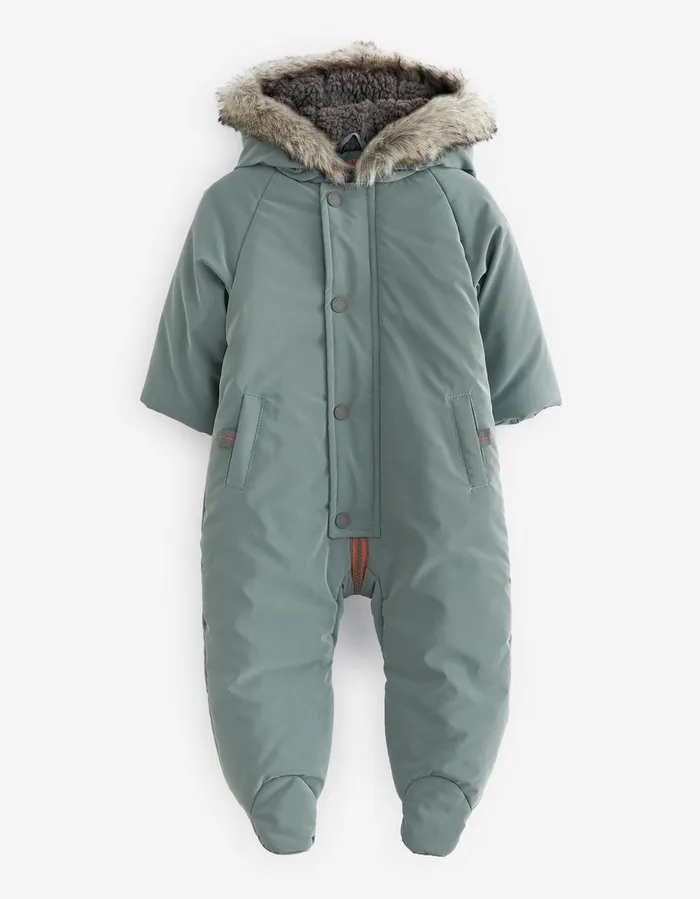 Solid Snowsuit Baby FatFace Puddlesuits Pramsuits and Snowsuits