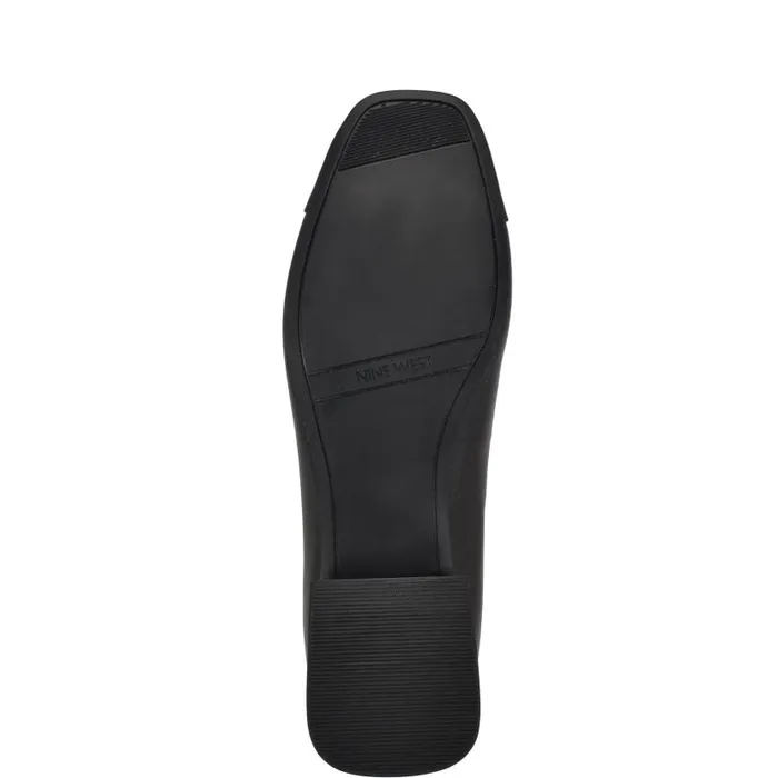 Sophe Cap Toe Pumps Black Leather Women Nine West Heels