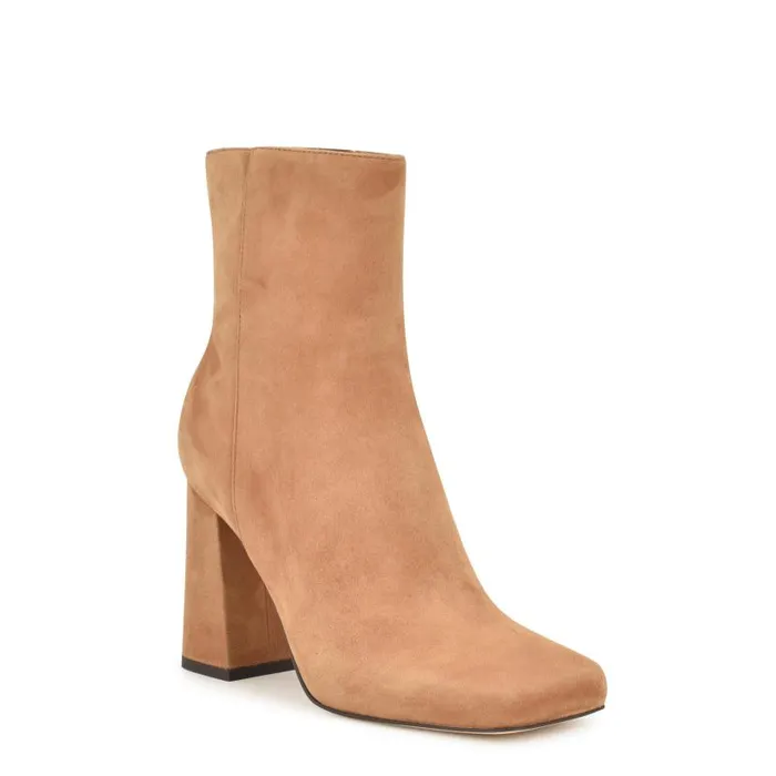 Spice Dress Booties Medium Natural Women Nine West Boots and Booties