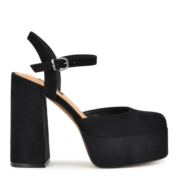 Stacie Platform Heels Black Women Nine West Heels