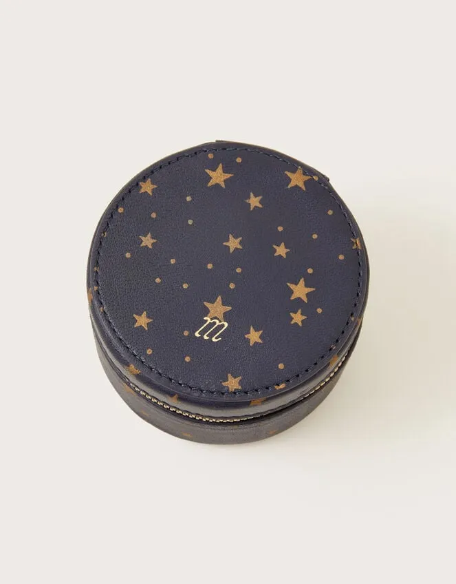 Star Print Large Leather Jewellery Box Women Monsoon Bags and Purses