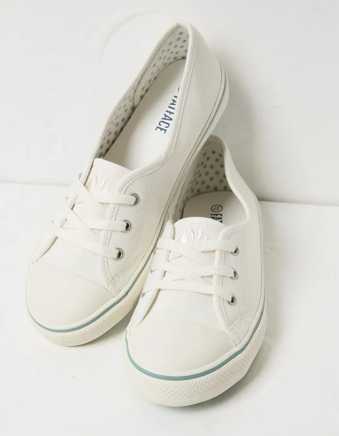 Suzie Ballet Trainers White Women FatFace Trainers