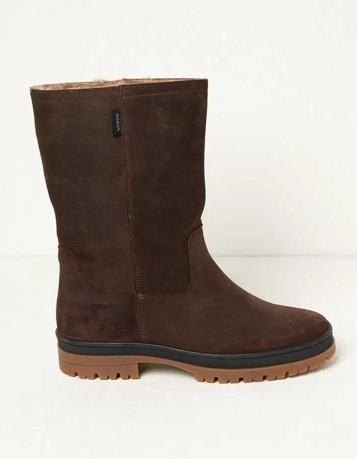 Tabitha Midheight Walking Boot Chocolate Brown Women FatFace Boots