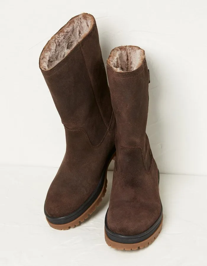 Tabitha Midheight Walking Boot Chocolate Brown Women FatFace Boots