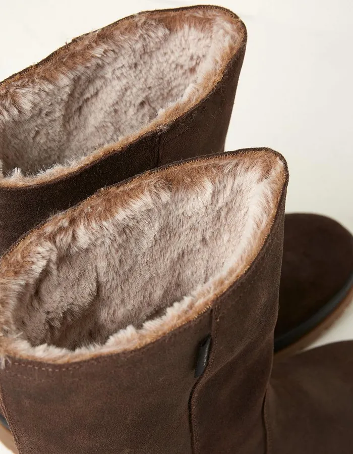 Tabitha Midheight Walking Boot Chocolate Brown Women FatFace Boots