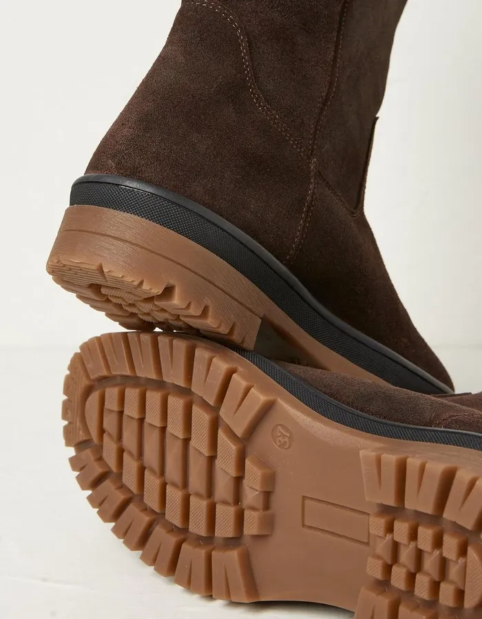 Tabitha Midheight Walking Boot Chocolate Brown Women FatFace Boots