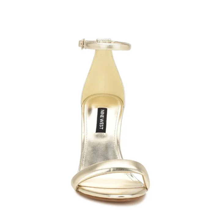 Teeya Ankle Strap Sandals Platino Women Nine West Sandals