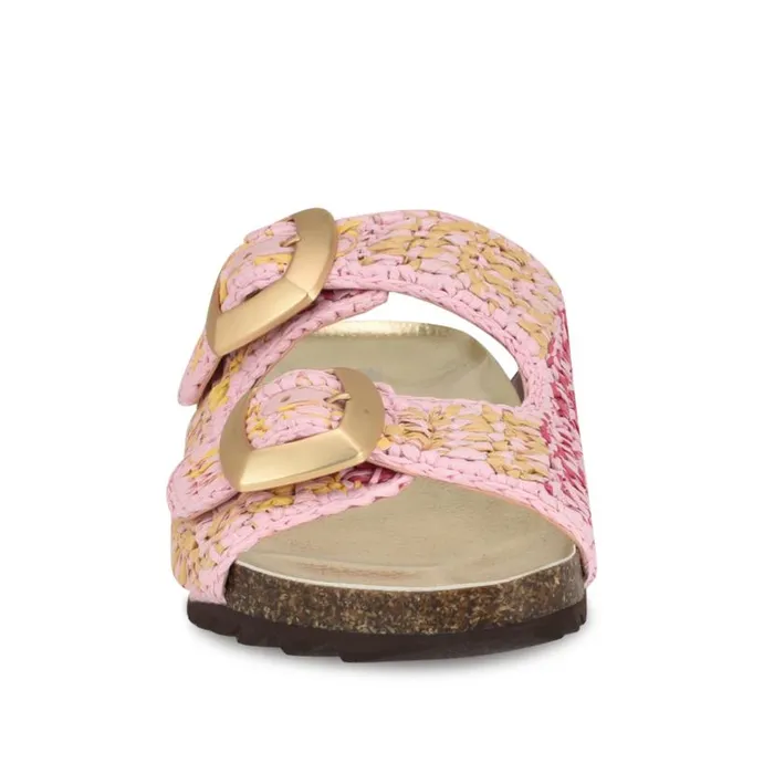 Tenly Casual Footbed Sandals Light Pink Multi Women Nine West Sandals
