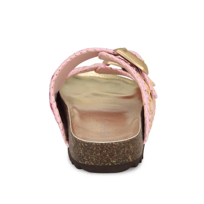 Tenly Casual Footbed Sandals Light Pink Multi Women Nine West Sandals