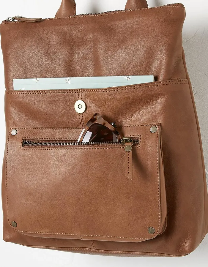 The Ava Backpack Tan Women FatFace Bags and Purses