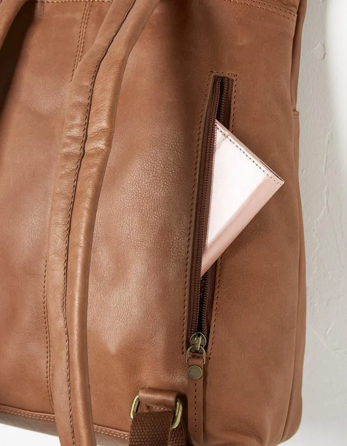 The Ava Backpack Tan Women FatFace Bags and Purses